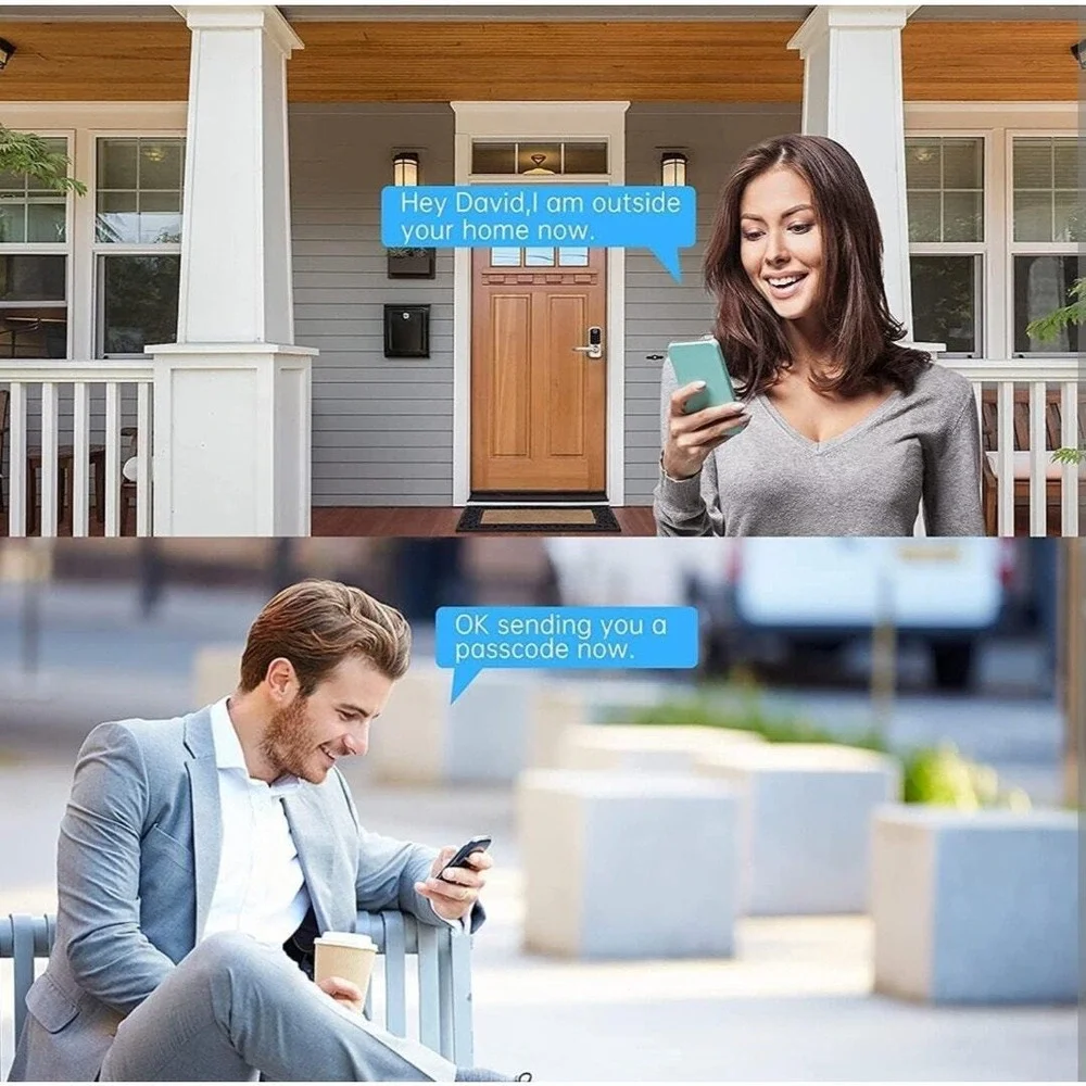 Smart Lock Fingerprint‎ Keyless Entry Locks with Touchscreen Keypad